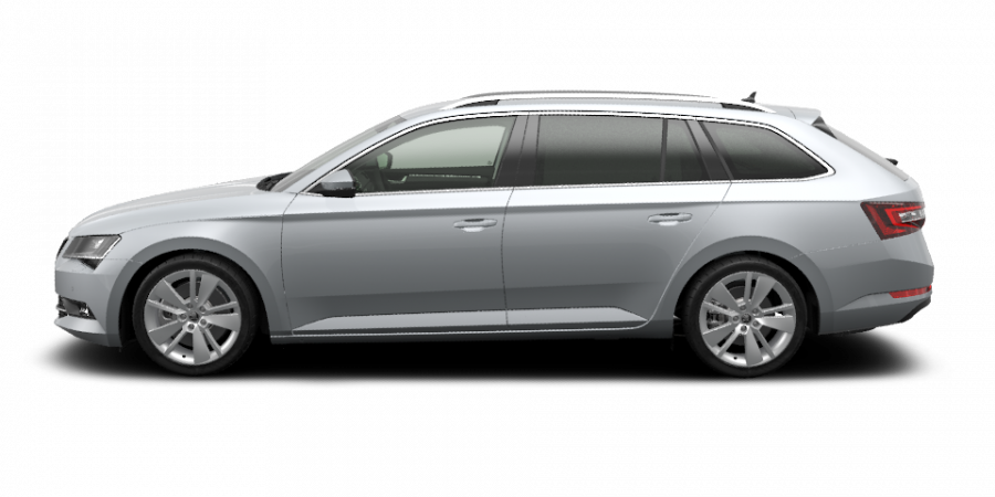 Škoda Superb, 2,0 TDI 110 kW 7-stup. automat., barva stříbrná