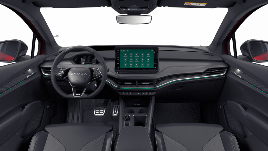 Škoda Enyaq iV, RS (82 kWh) 250 kW 1° automatická 4x4, barva červená