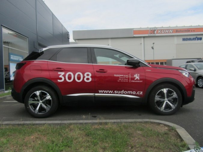 Peugeot 3008, GT LINE 1,6 THP 165 EAT6, barva červená