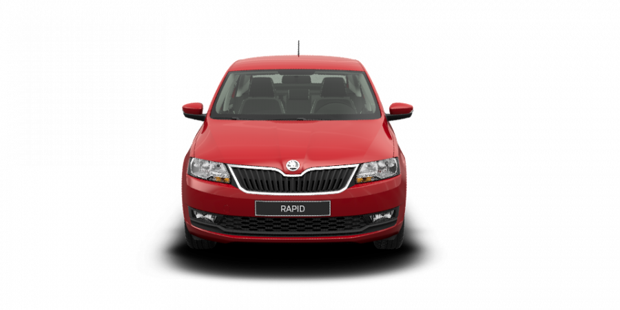 Škoda Rapid, 1,0 TSI 81 kW 6-stup. mech., barva červená