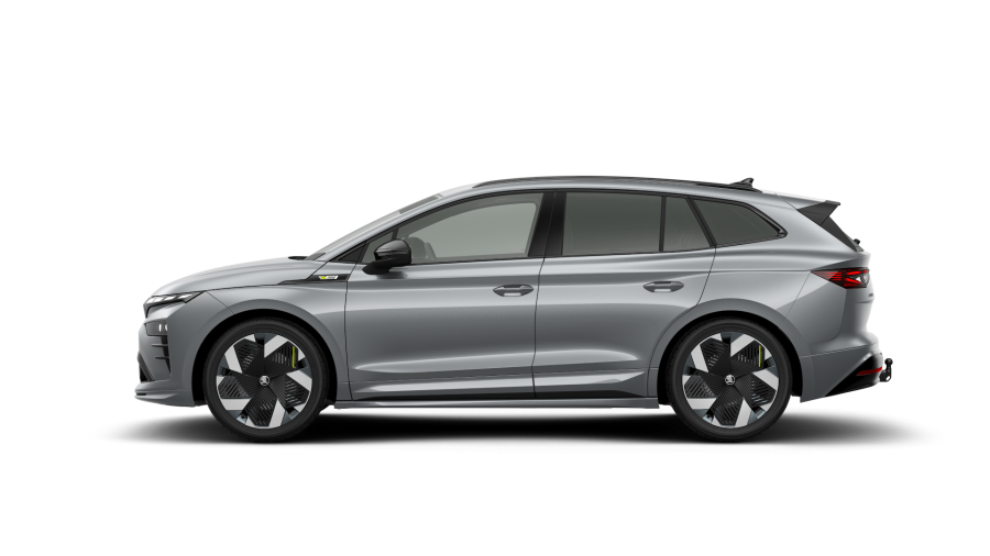 Škoda Enyaq iV, 84 kWh 250 kW 1° automatická 4x4, barva stříbrná