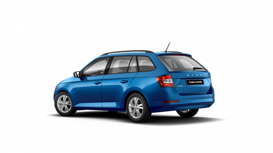 Škoda Fabia, 1,0 TSI 70 kW 5-stup. mech., barva modrá