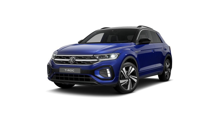 Volkswagen T-Roc, T-Roc R-Line People 1,5 TSI 110 kW 7DSG, barva modrá