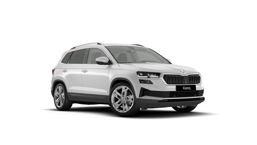 Škoda Karoq, 2,0 TDI 110 kW 7° automatická DSG 4x4, barva bílá