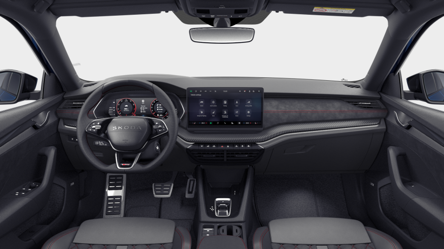 Škoda Octavia, 2,0 TSI 195 kW 7° automatická DSG, barva modrá