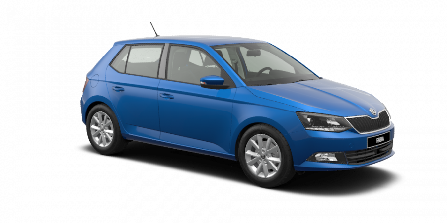 Škoda Fabia, 1,0 TSI 81 kW 7-stup. automat., barva modrá