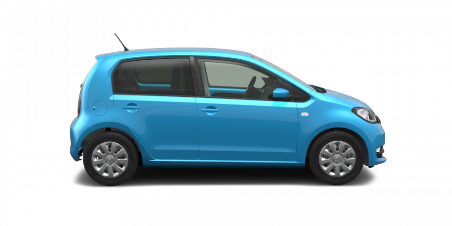 Škoda Citigo, 1,0 MPI 44 kW 5-stup. mech., barva modrá