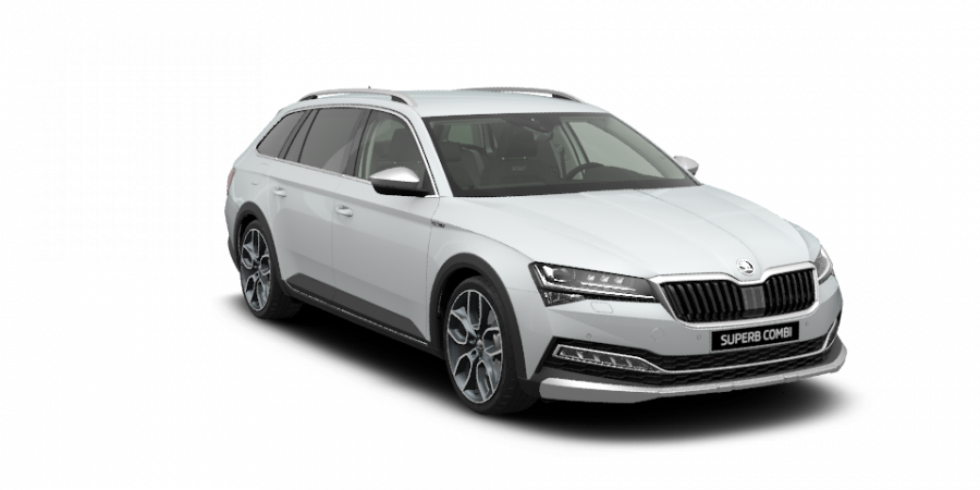 Škoda Superb, 2,0 TDI 147 kW 7-stup. automat. 4x4, barva bílá