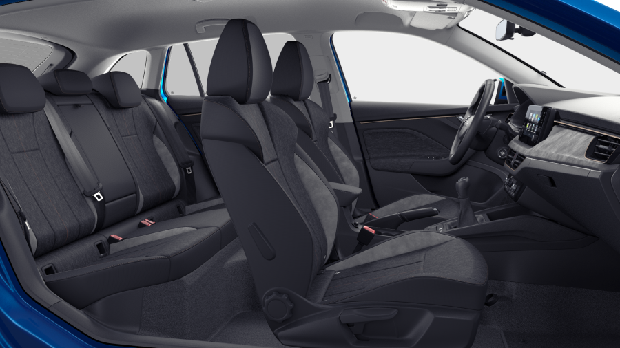 Škoda Scala, 1,0 TSI 85 kW 6-stup. mech., barva modrá