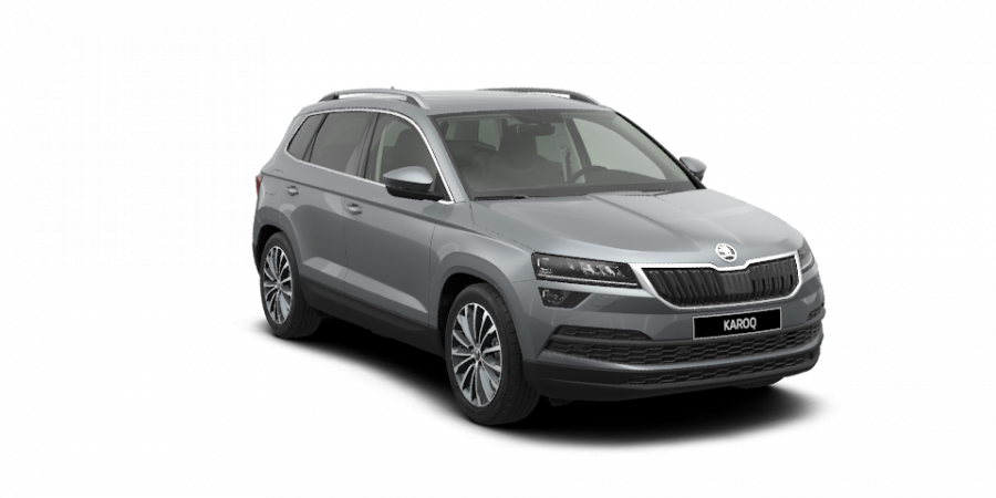 Škoda Karoq, 1,5 TSI 110 kW 7-stup. automat. 4x4, barva šedá