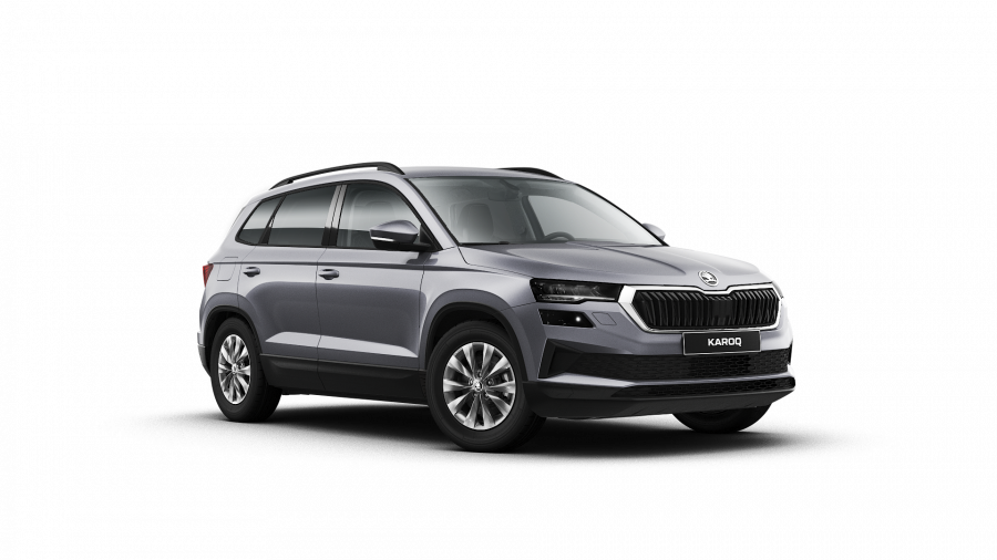 Škoda Karoq, 1,5 TSI 110 kW 6-stup. mech., barva šedá