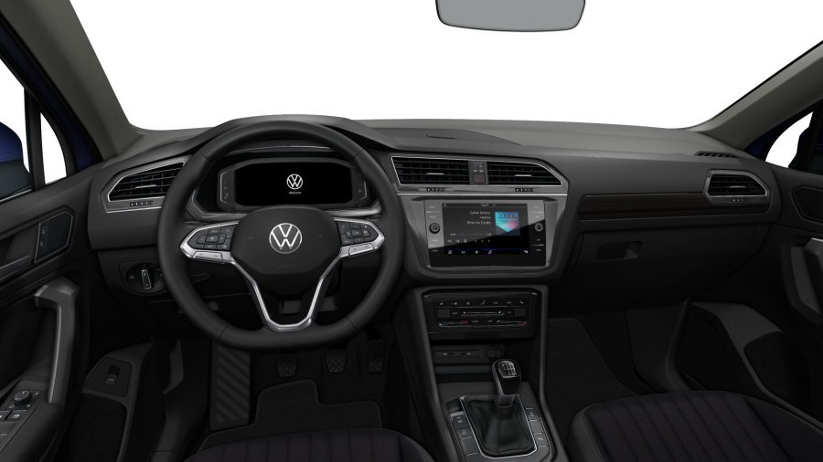 Volkswagen Tiguan Allspace, Allspace Life 1,5 TSI 110 kW 6G, barva modrá
