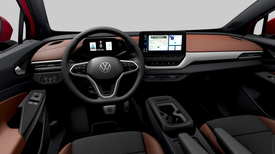 Volkswagen ID.4, ID.4 Pro Performance 150 kW, kap. 77 kWh, barva červená