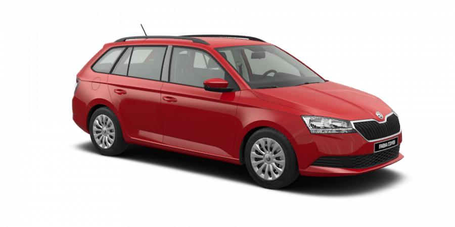 Škoda Fabia, 1,0 TSI 70 kW 5-stup. mech., barva červená