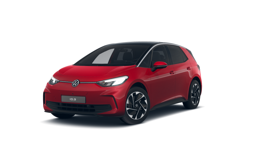 Volkswagen ID.3, ID.3 Pure People 125 kW, 52 kWh, barva červená