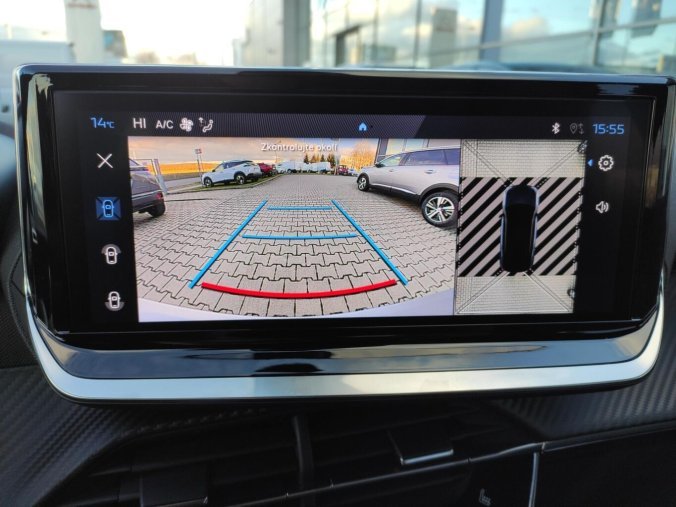 Peugeot 2008, Peugeot 2008 ALLURE 1.2 100k MAN6 2x kamera, barva modrá