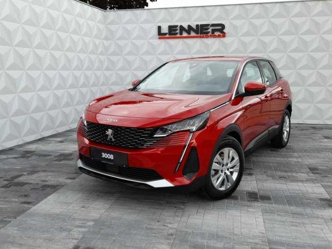 Peugeot 3008, PureTech130 MAN6 + Zimní Pneu, barva červená