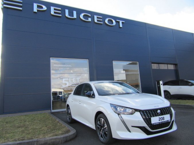 Peugeot 208, ALLURE 1.2 PT 100k EAT8, barva bílá
