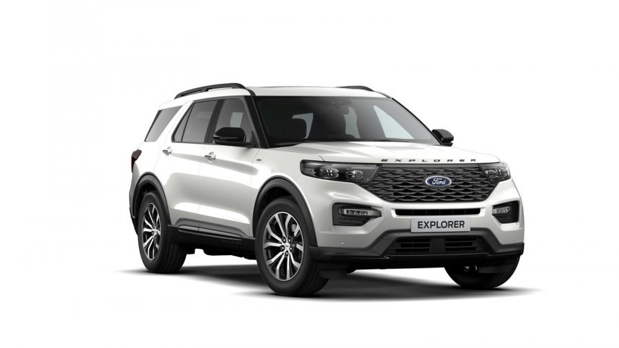 Ford Explorer, ST-Line, 5dveřová, 3.0 EcoBoost 336 kW/457 k, 10st. automatická, 4WD, barva bílá