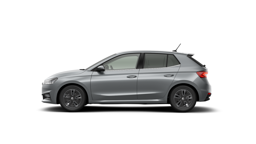 Škoda Fabia, 1,0 TSI 85 kW 7° automatická DSG, barva stříbrná