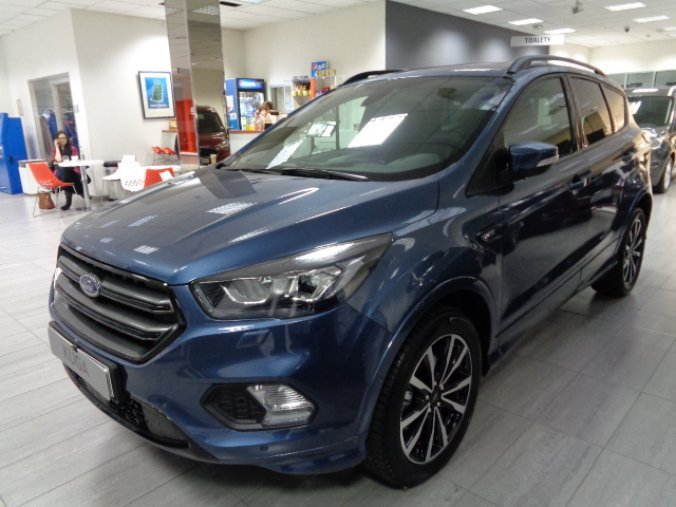 Ford Kuga, KUGA, ST-LINE PLUS, 1.5 ECOBOOST 150 K, 6ST MAN, barva modrá