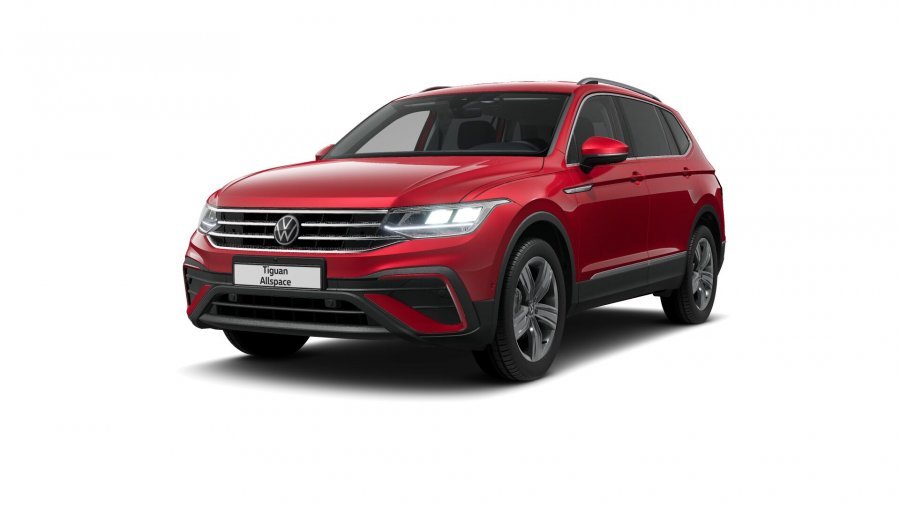 Volkswagen Tiguan Allspace, Allspace Life 2,0 TDI 110 kW 6G, barva červená