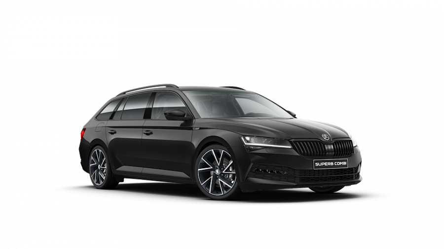 Škoda Superb, 2,0 TDI 147 kW 7-stup. automat. 4x4, barva černá