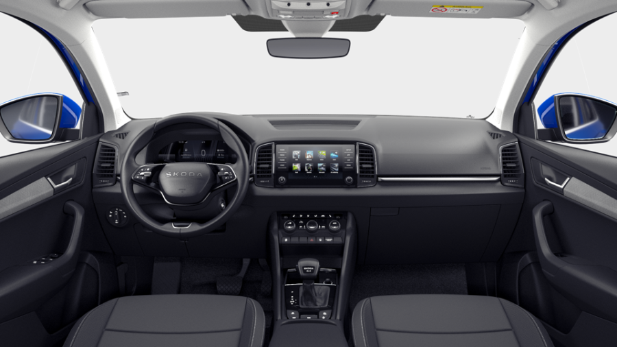 Škoda Karoq, 2,0 TDI 110 kW 7° automatická DSG 4x4, barva modrá