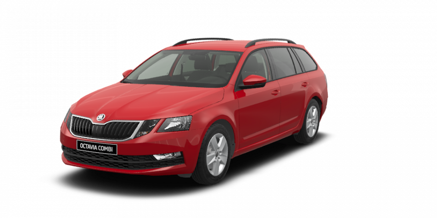 Škoda Octavia, 1,6 TDI 85 kW 5-speed mech., barva červená