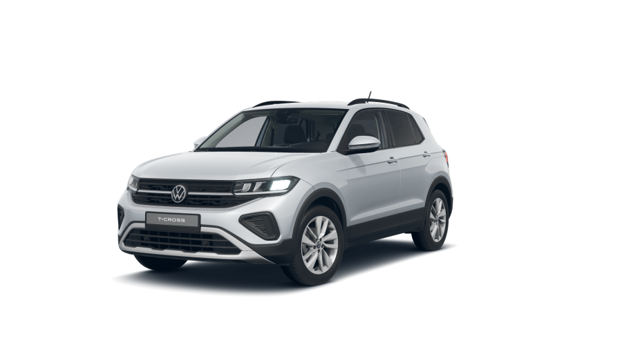 Volkswagen T-Cross, T-Cross People 1.0 TSI 70 kW 5G, barva stříbrná