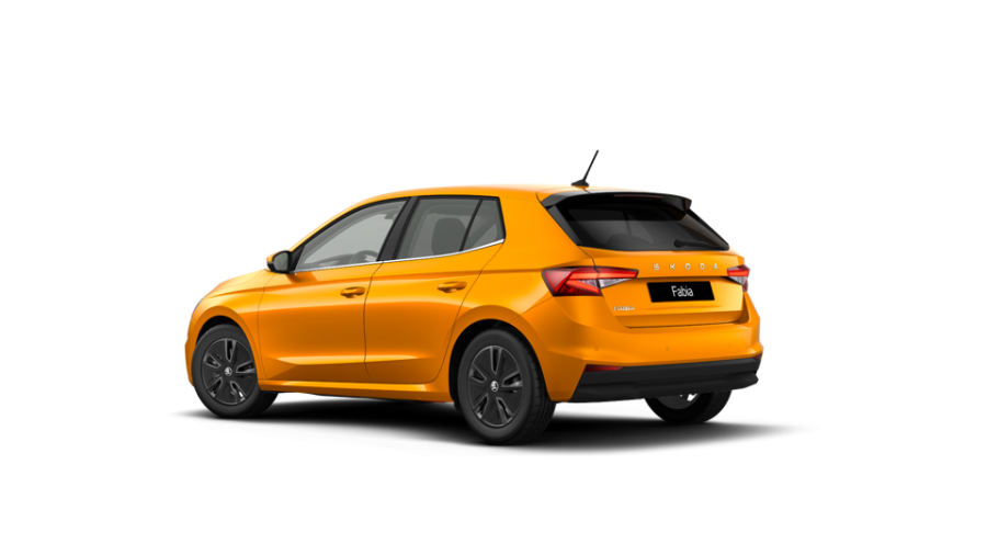 Škoda Fabia, 1,0 TSI 85 kW 6° manuální, barva oranžová