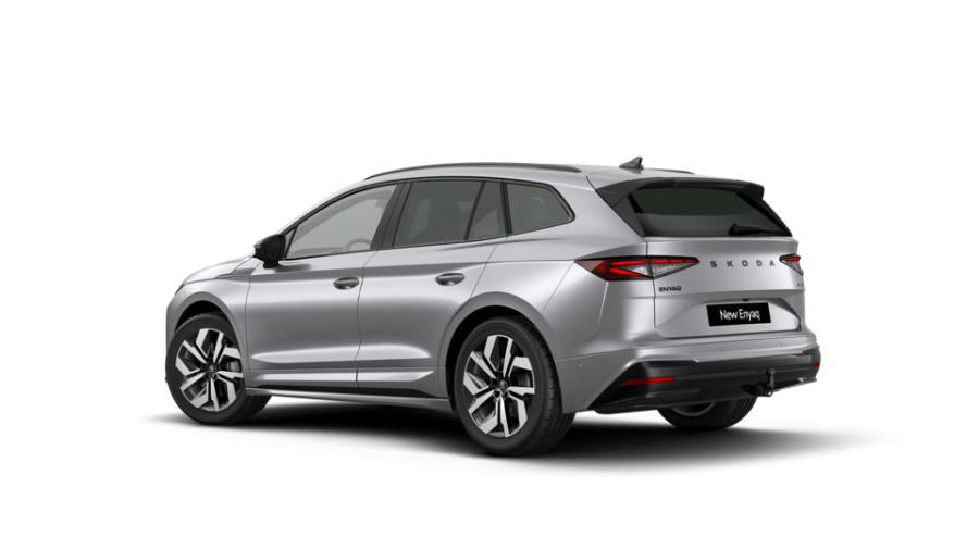 Škoda Enyaq iV, 82 kWh 1° automatická, barva stříbrná