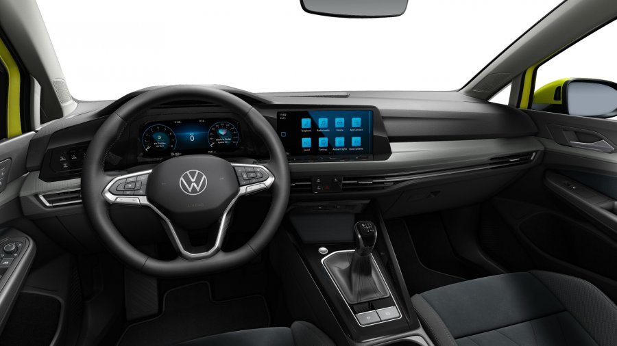 Volkswagen Golf, Golf Style 1,5 TSI 6G, barva žlutá