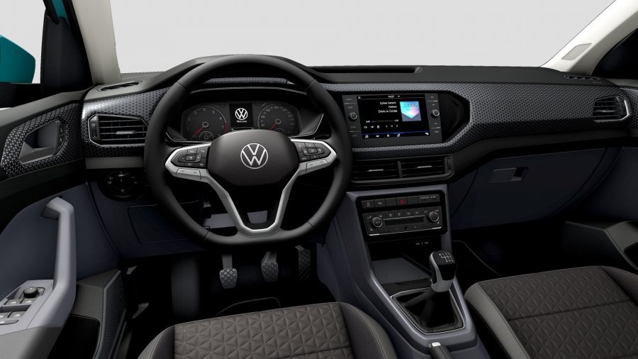 Volkswagen T-Cross, T-Cross Style 1,0 TSI 81 kW 6G, barva tyrkysová