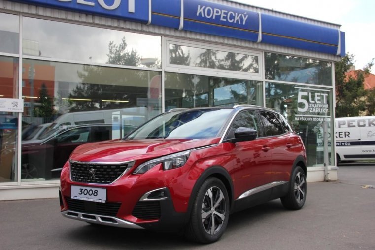 Peugeot 3008, ALLURE 1.2 PureTech 130 EAT8, barva červená