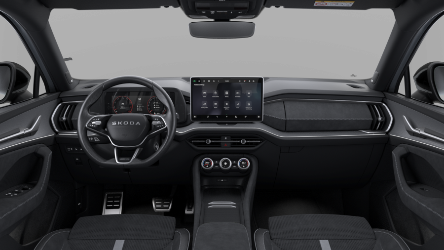 Škoda Kodiaq, 2,0 TDI 142 kW 7° automatická DSG 4x4, barva stříbrná
