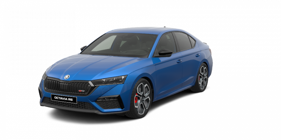 Škoda Octavia, 2,0 TSI 180 kW 6-stup. mech., barva modrá