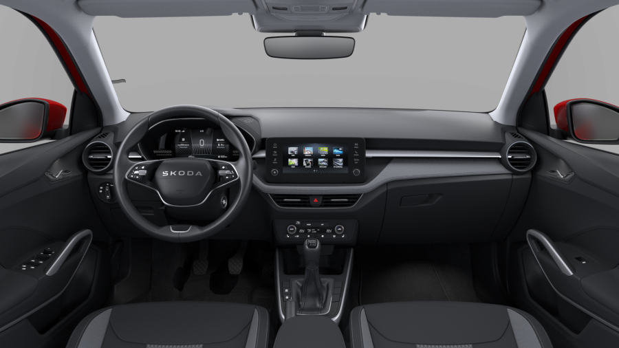 Škoda Fabia, 1,0 TSI 85 kW 6-stup. mech., barva červená