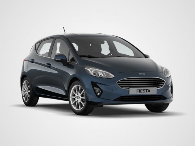 Ford Fiesta, FIESTA 5D, Titanium 1.0 ECOBOOST 100 K, 6ST MAN, barva modrá