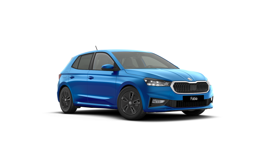 Škoda Fabia, 1,0 TSI 70 kW 5° manuální, barva modrá