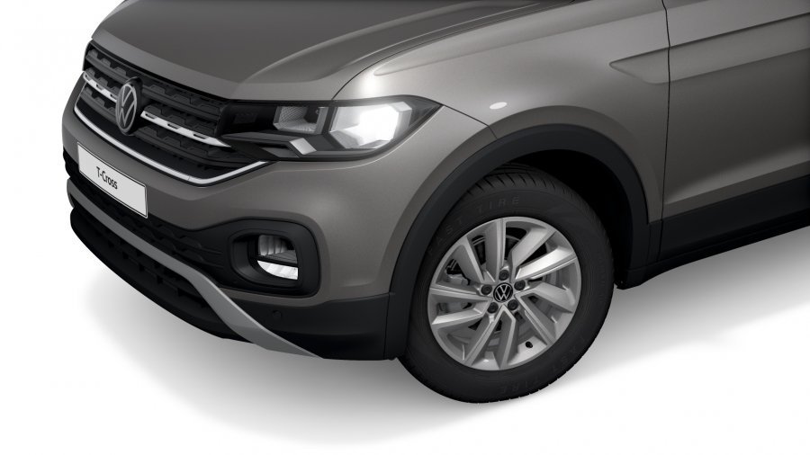 Volkswagen T-Cross, T-Cross Life 1,0 TSI 81 kW 6G, barva šedá