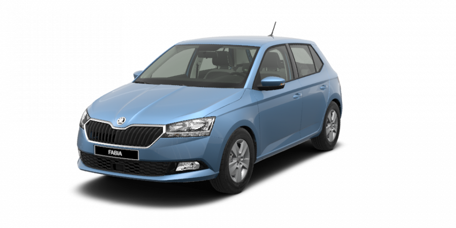 Škoda Fabia, 1,0 TSI 70 kW 5-stup. mech., barva modrá