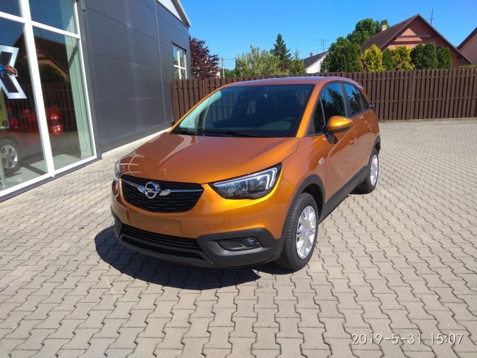 Opel Crossland X, ENJOY / SMILE 1.2 TURBO 81KW, barva oranžová