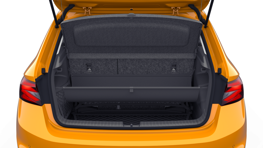 Škoda Fabia, 1,0 MPI 59 kW 5° manuální, barva oranžová