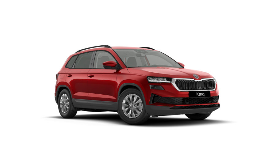 Škoda Karoq, 1,5 TSI 110 kW 7° automatická DSG, barva červená