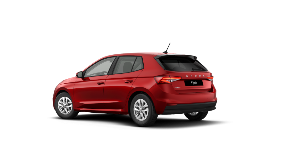 Škoda Fabia, 1,0 TSI 70 kW 5° manuální, barva červená