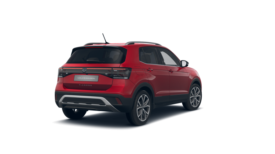 Volkswagen T-Cross, T-Cross Style 1.0 TSI 85 kW 7DSG, barva červená