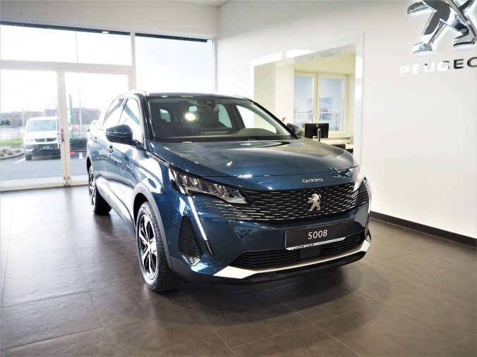 Peugeot 5008, ALLURE PACK 1.2 130k EAT8, barva modrá