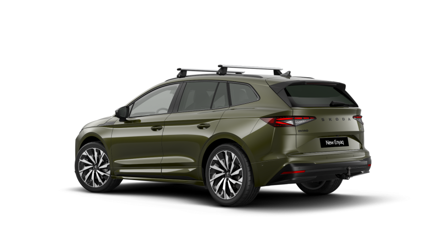 Škoda Enyaq iV, 82 kWh 1-stup. automat. 4x4, barva zelená