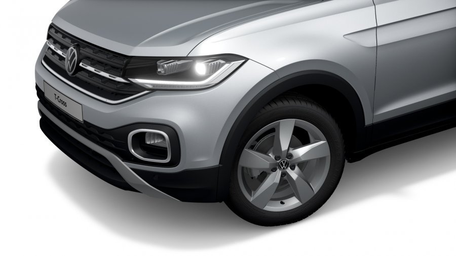 Volkswagen T-Cross, T-Cross Style 1,5 TSI 110 kW 7DSG, barva stříbrná